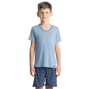 Pijama Masculino Curto Infantil Clóvis Tombini