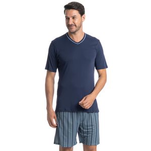 Pijama Masculino Curto Estampado Clóvis Tombini