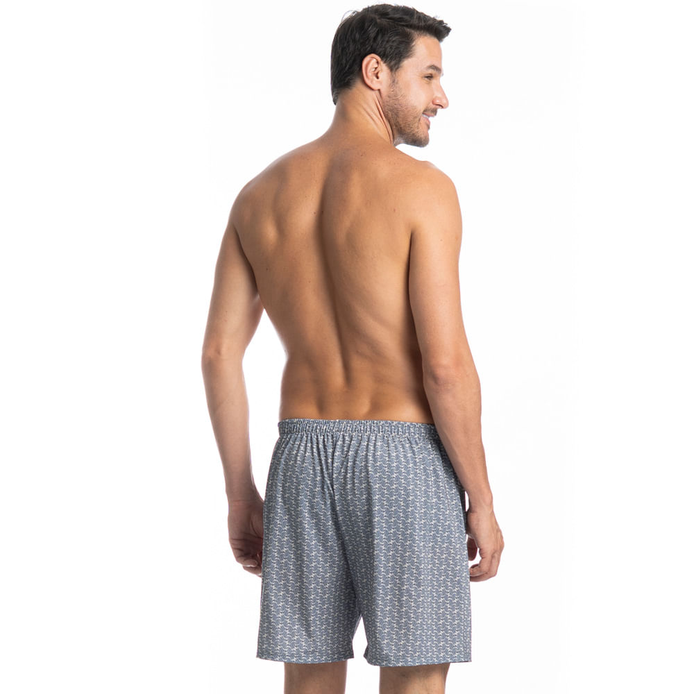 Boxer Masculina Clóvis Azul-2 - Imagem 2