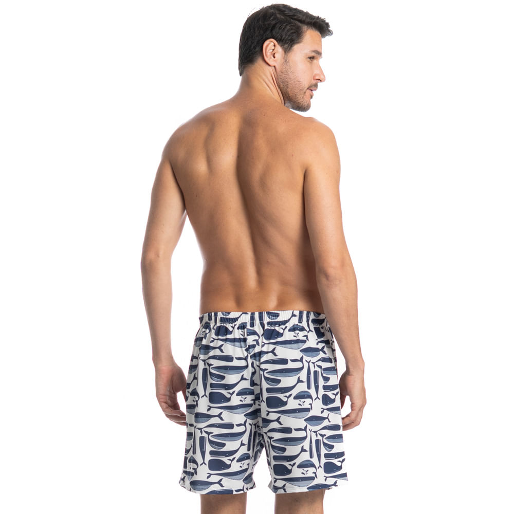 Boxer Masculina Clóvis Azul-marinho - Imagem 2