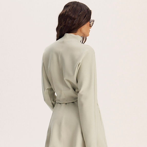 Moletom Feminino Neofit Align Bege - Imagem 2