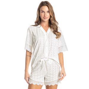 Pijama Feminino Curto Americano Lótus