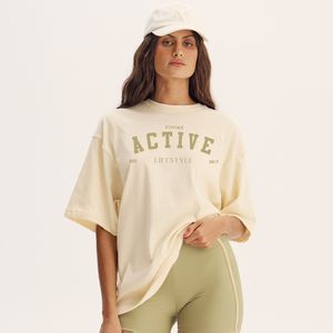 Camiseta Malha Oversized Alfa Sport