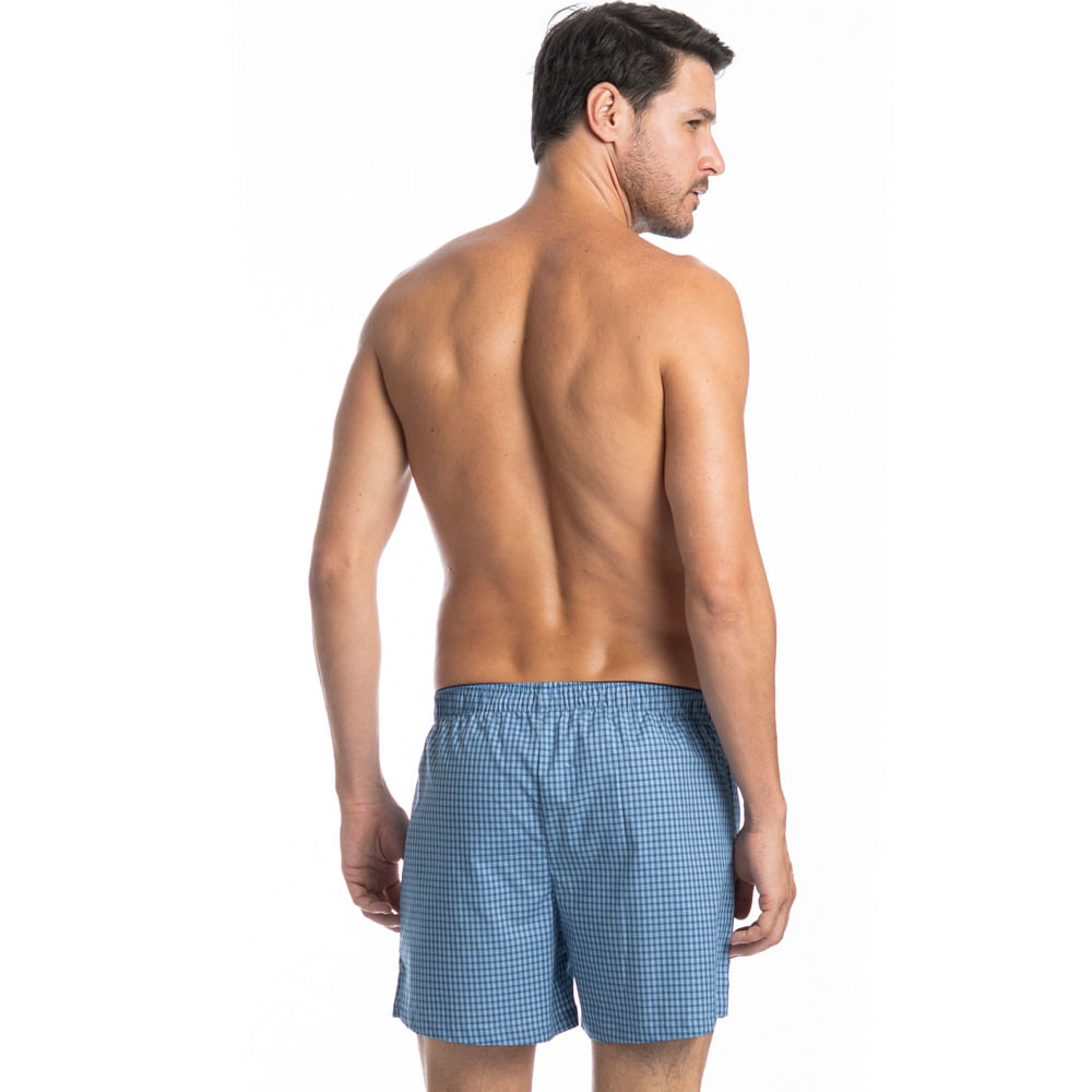 Boxer Masculina Lorenzo Azul-marinho - Imagem 2