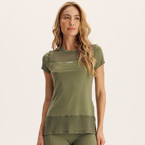 Camiseta Feminina Com Tela Uv Core Vivame