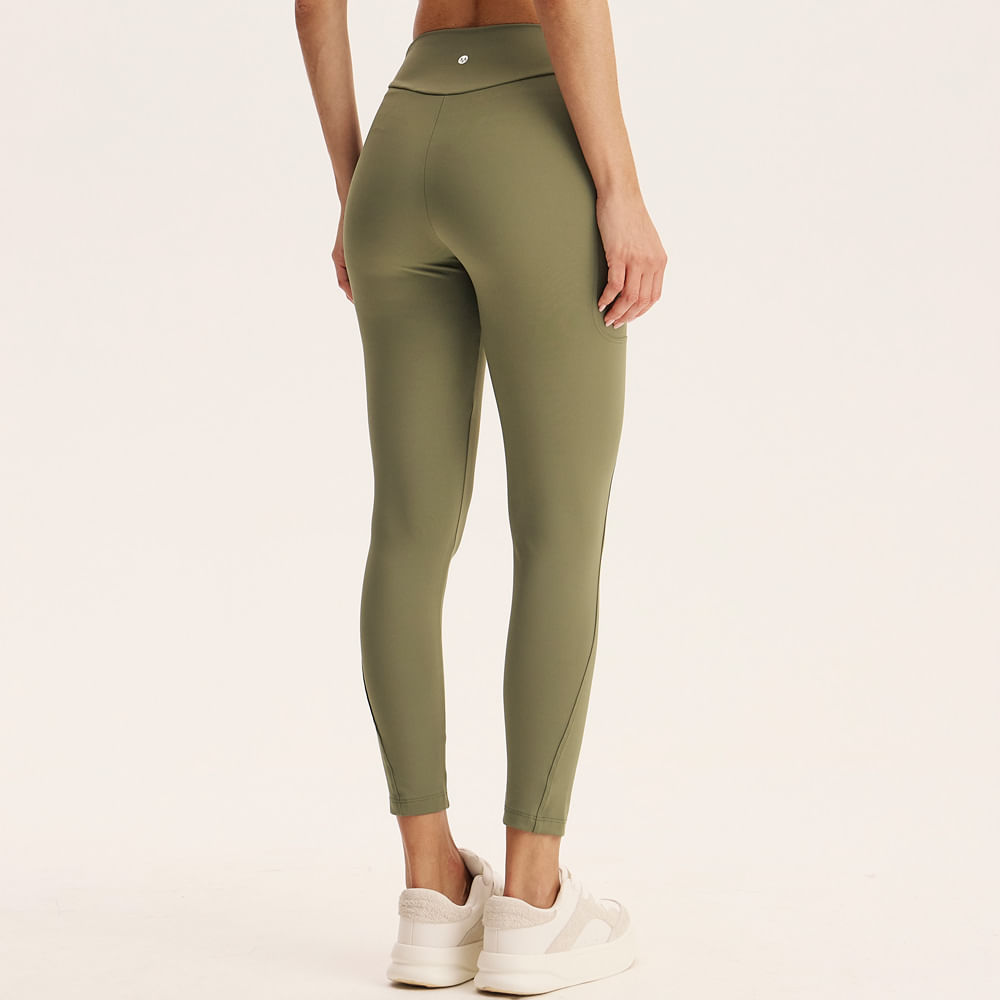 Calça Legging Comfort Shape Com Bolso Core Vivame Verde - Imagem 2