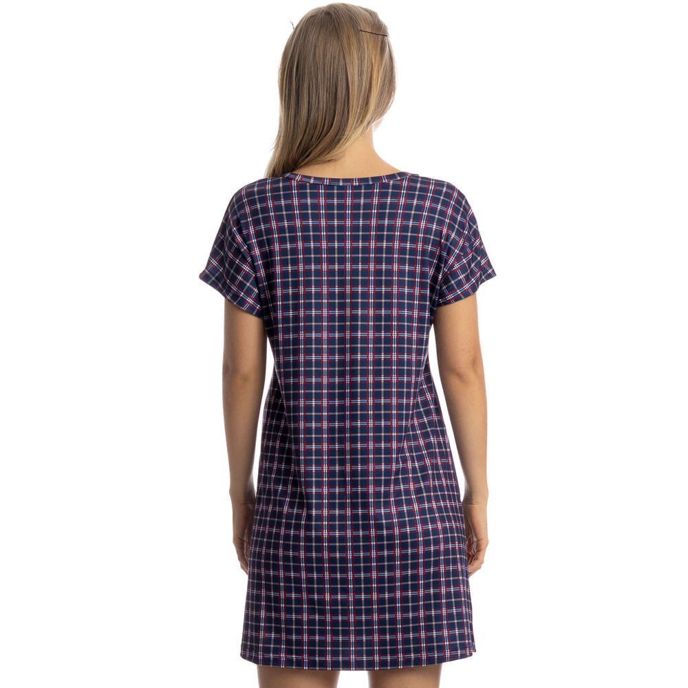 Camisão Curto Jolly Azul-marinho - Imagem 2