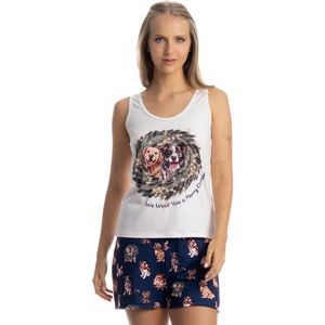 Pijama Feminino Curto Regata Jolly