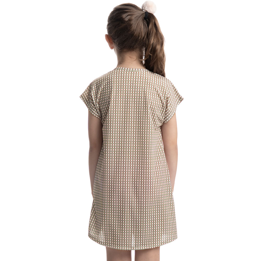 Camisão Curto Infantil Vira Latas Branco - Imagem 2