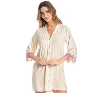 Camisão Curto Abotoado Laura