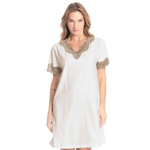 Camisão Com Renda Bela