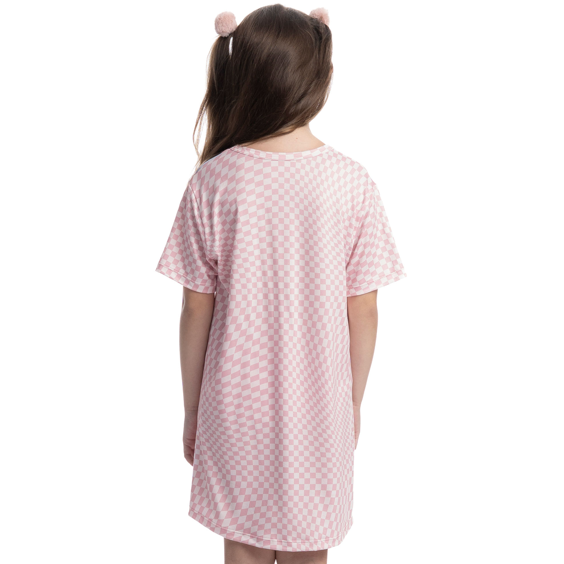 Camisão Curto Infantil Alice Rosa-3 - Imagem 2