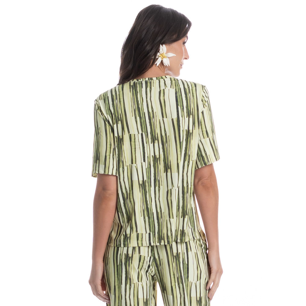 Blusa Ampla Feminina Cipreste Verde - Imagem 2