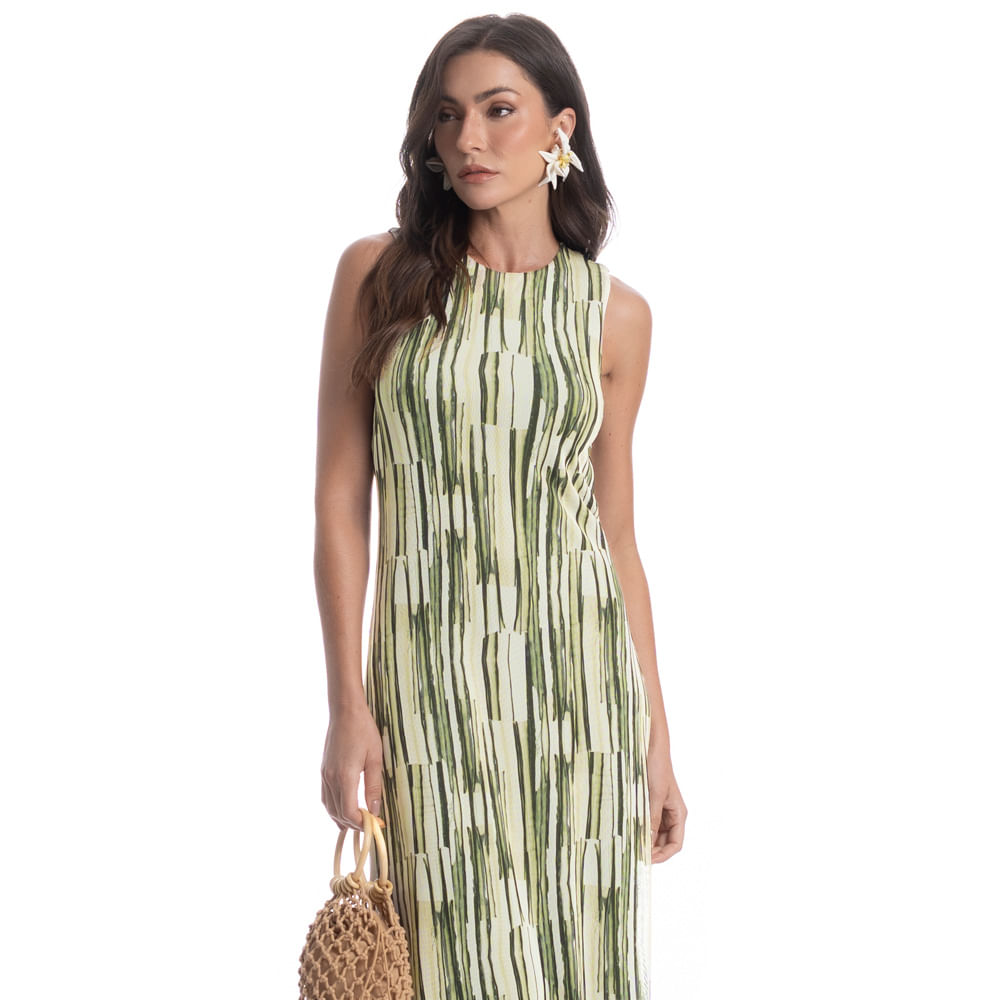 Vestido Tule Cipreste Verde - Imagem 1