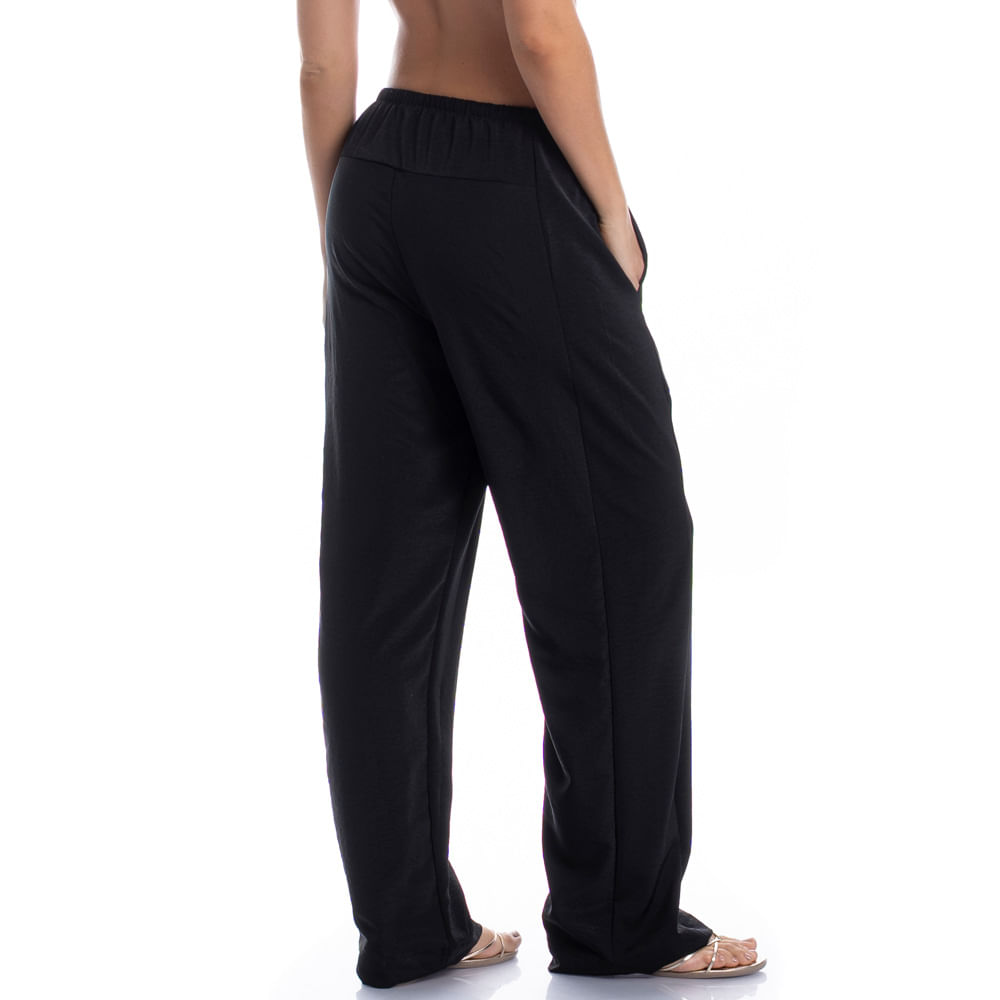 Calça Feminina Com Bolso Pérsia Preto - Imagem 2