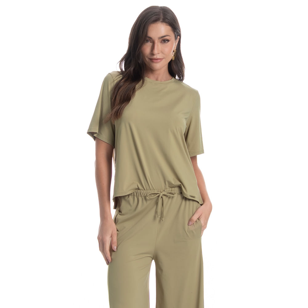 Blusa Ampla Malaga Verde - Imagem 1