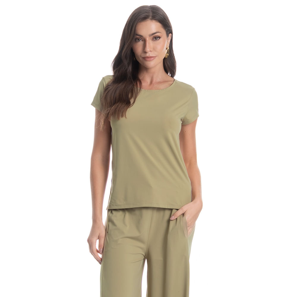 Blusa Feminina Malaga Verde - Imagem 1