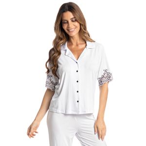 Pijama Feminino Longo Americano Selene