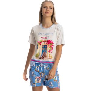 Pijama Curto Cats