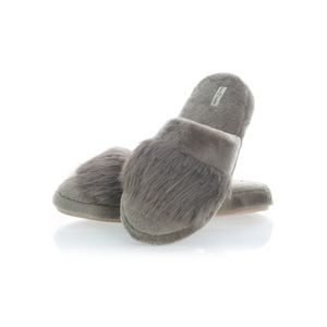 Chinelo Feminino Em Fleece Com Pelo Gianne