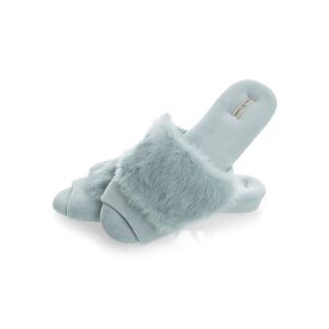 Chinelo Em Plush Com Pelo Larissa