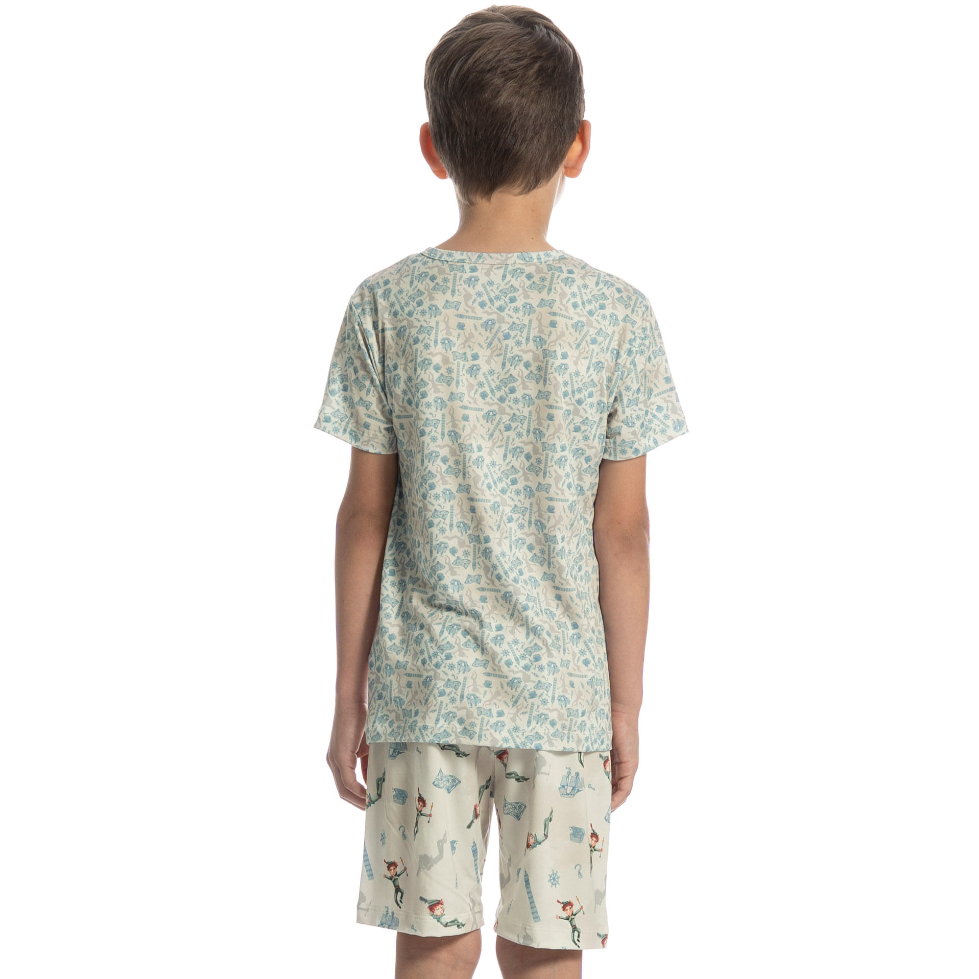 Pijama Infantil Curto Peter Pan Branco - Imagem 2