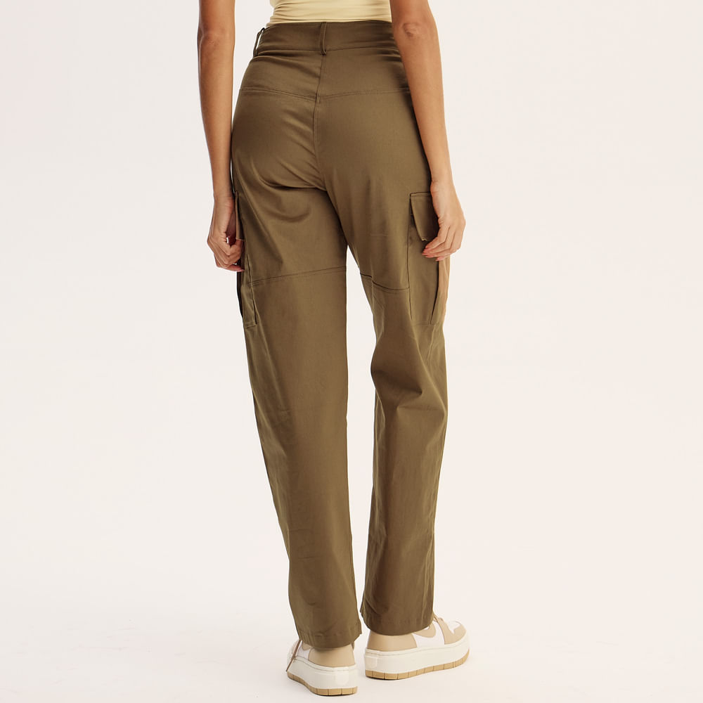 Calça Feminina Cargo Harper Vivame Marrom - Imagem 2