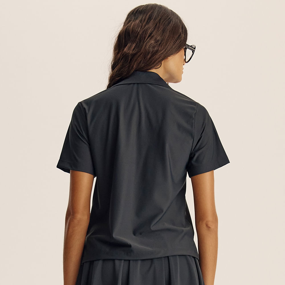 Camiseta Gola Polo Player Vivame Preto - Imagem 2