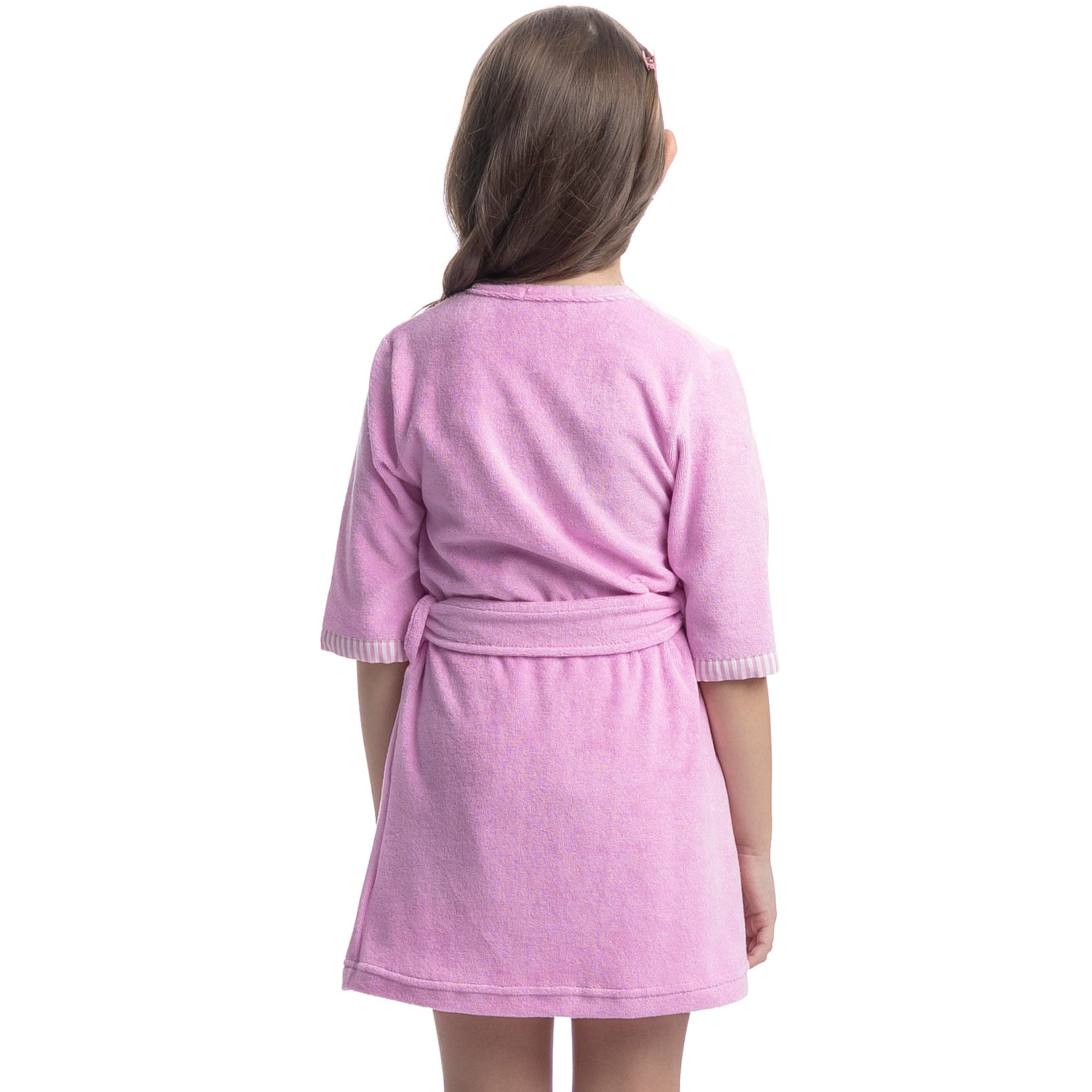 Robe Infantil Em Atoalhado Nina Rosa-3 - Imagem 2