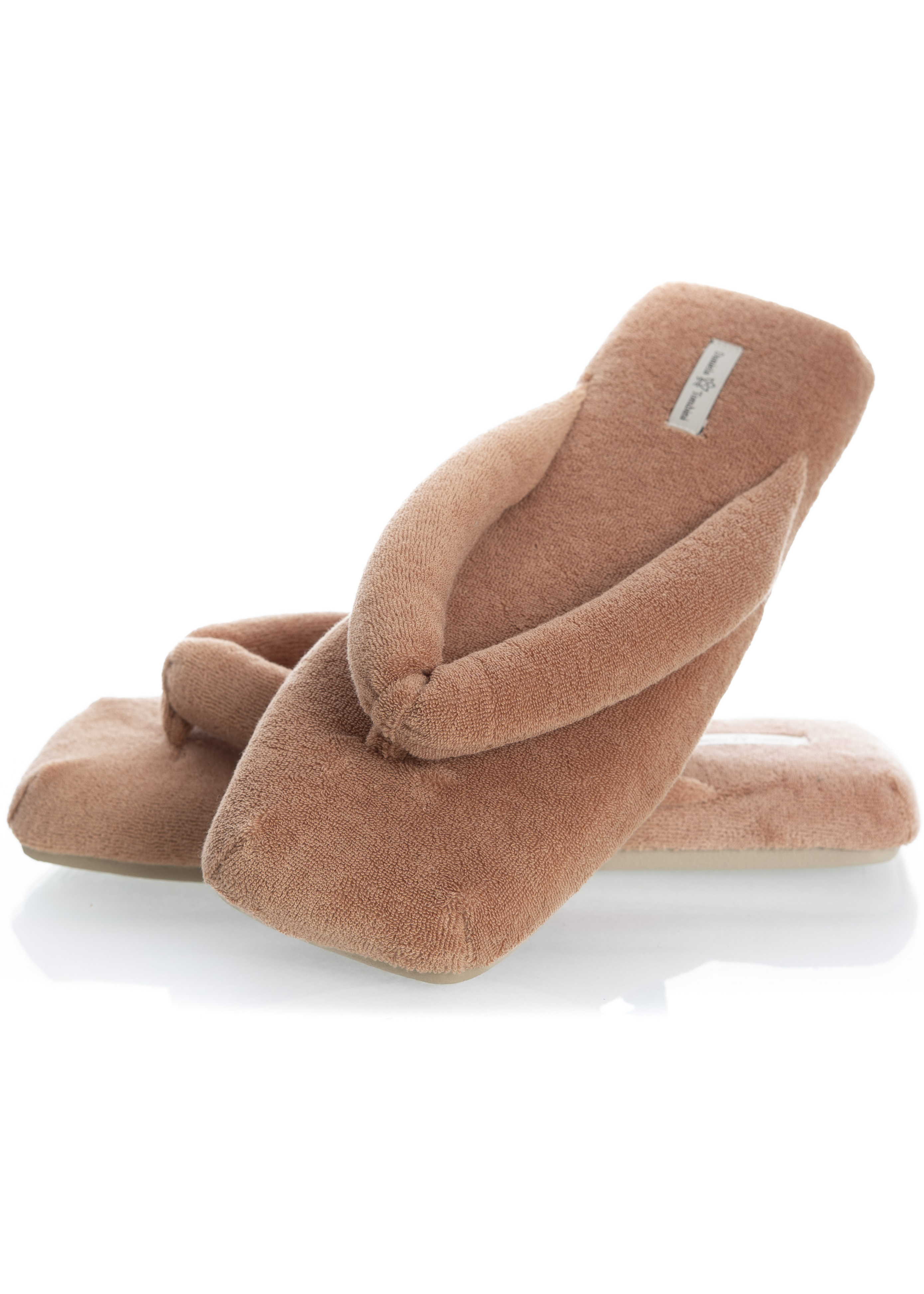 Chinelo Em Atoalhado Dedo Lui Colors Marrom - Imagem 1