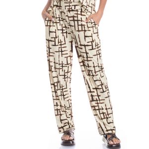 Calça Feminina Com Bolso Xadrez