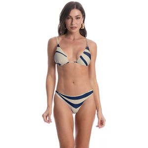 Biquíni Cortininha Paralelo Gigi Inteira Azzurra