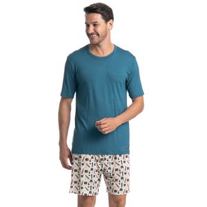 Pijama Masculino Curto Italy Tombini