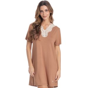 Camisão Curto Com Renda Marisa
