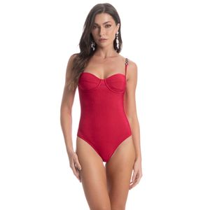 Maiô Corset Slim Fio Duplo Malibu