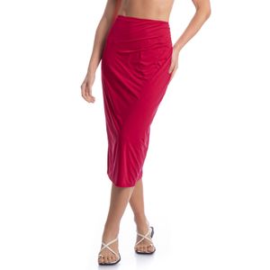 Saia Midi Franzida Malibu