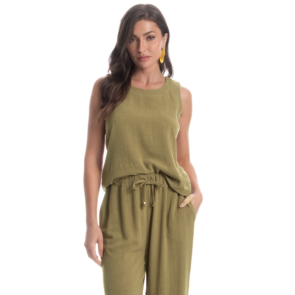 Blusa Ampla Belize Verde - Imagem 1