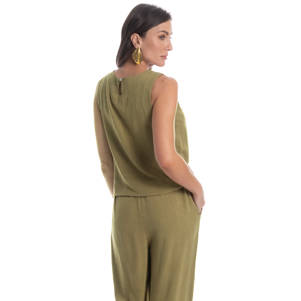 Blusa Ampla Belize Verde - Imagem 2