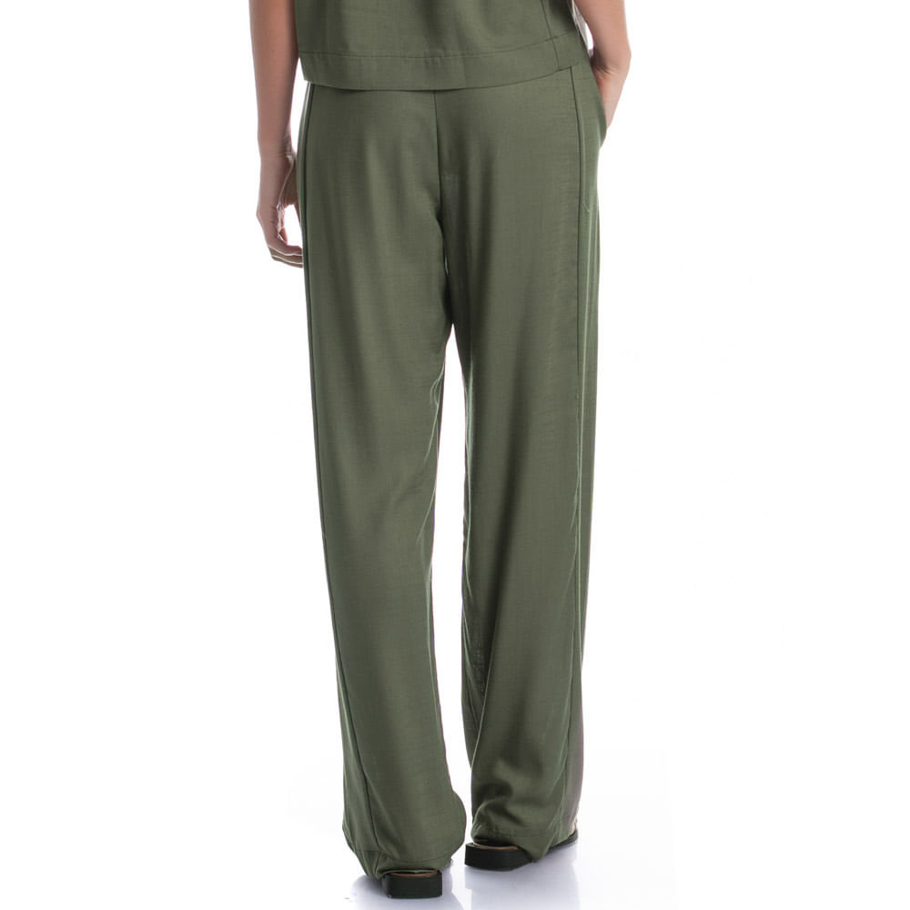 Calça Com Bolso Linno Verde - Imagem 2