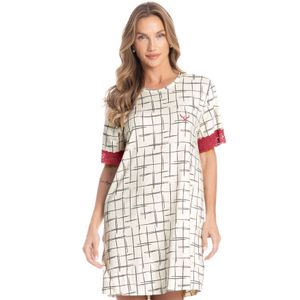 Camisão Feminino Com Renda Lorena