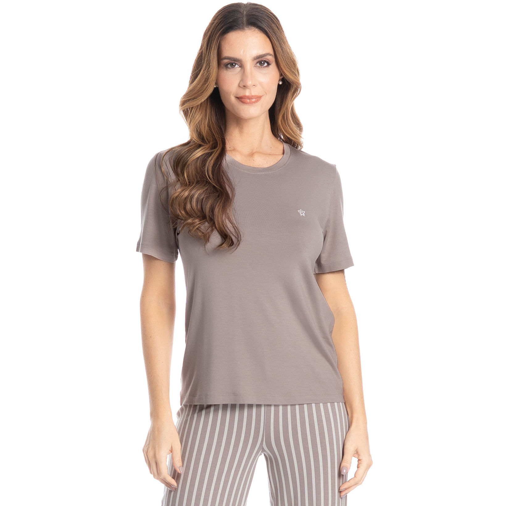 Pijama Pescador Latte Bege - Imagem 1