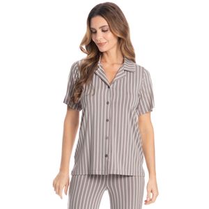 Pijama Feminino Longo Americano Latte