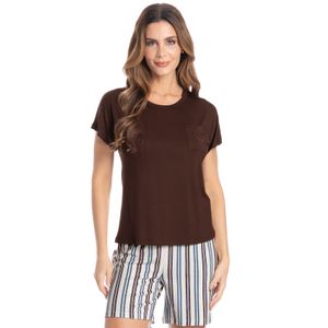 Pijama Feminino Shortão Lia