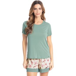 Pijama Curto Com Renda Giulia