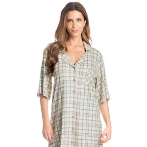 Camisão Curto Abotoado Lola