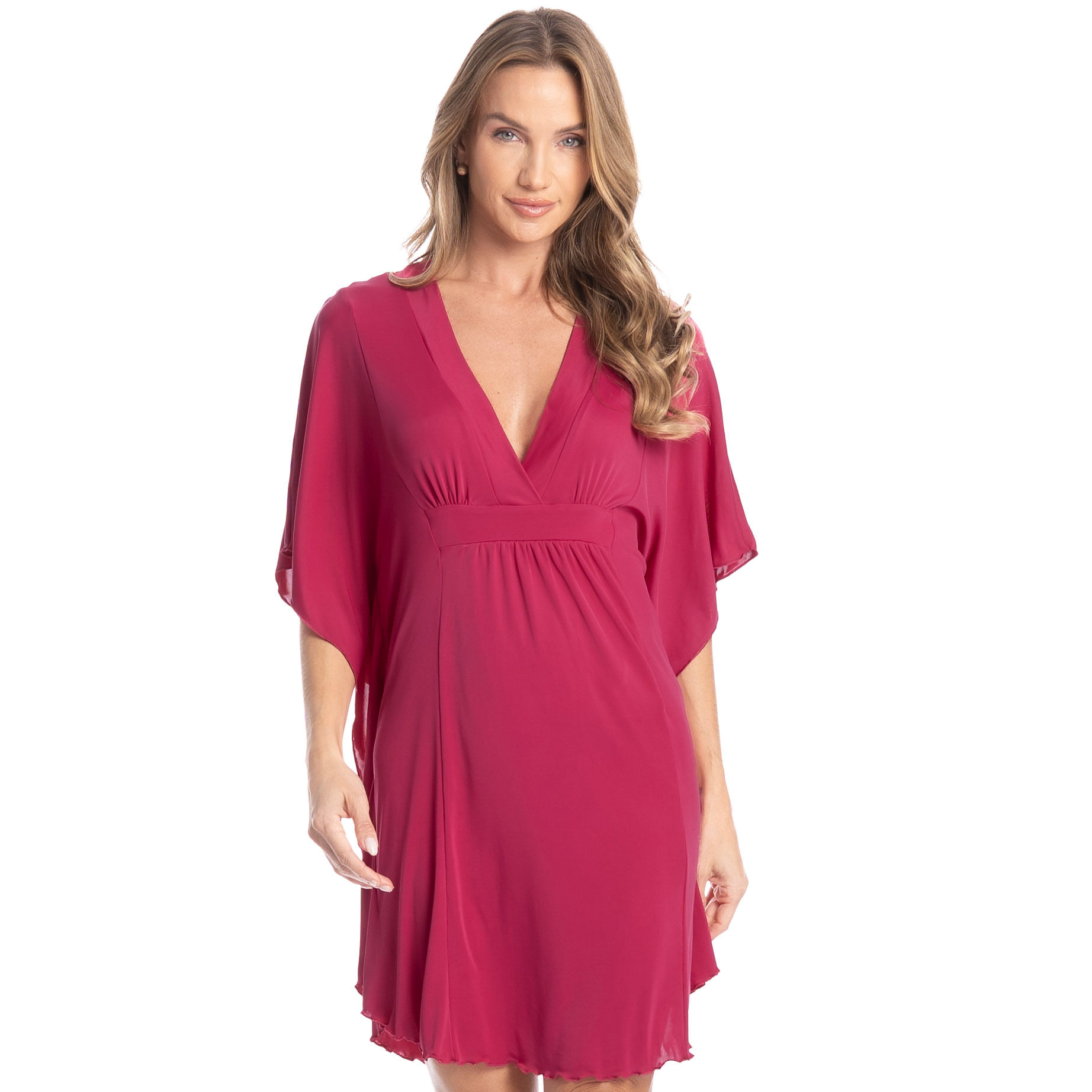 Kaftan Feminino Curto Ana Rosa - Imagem 1