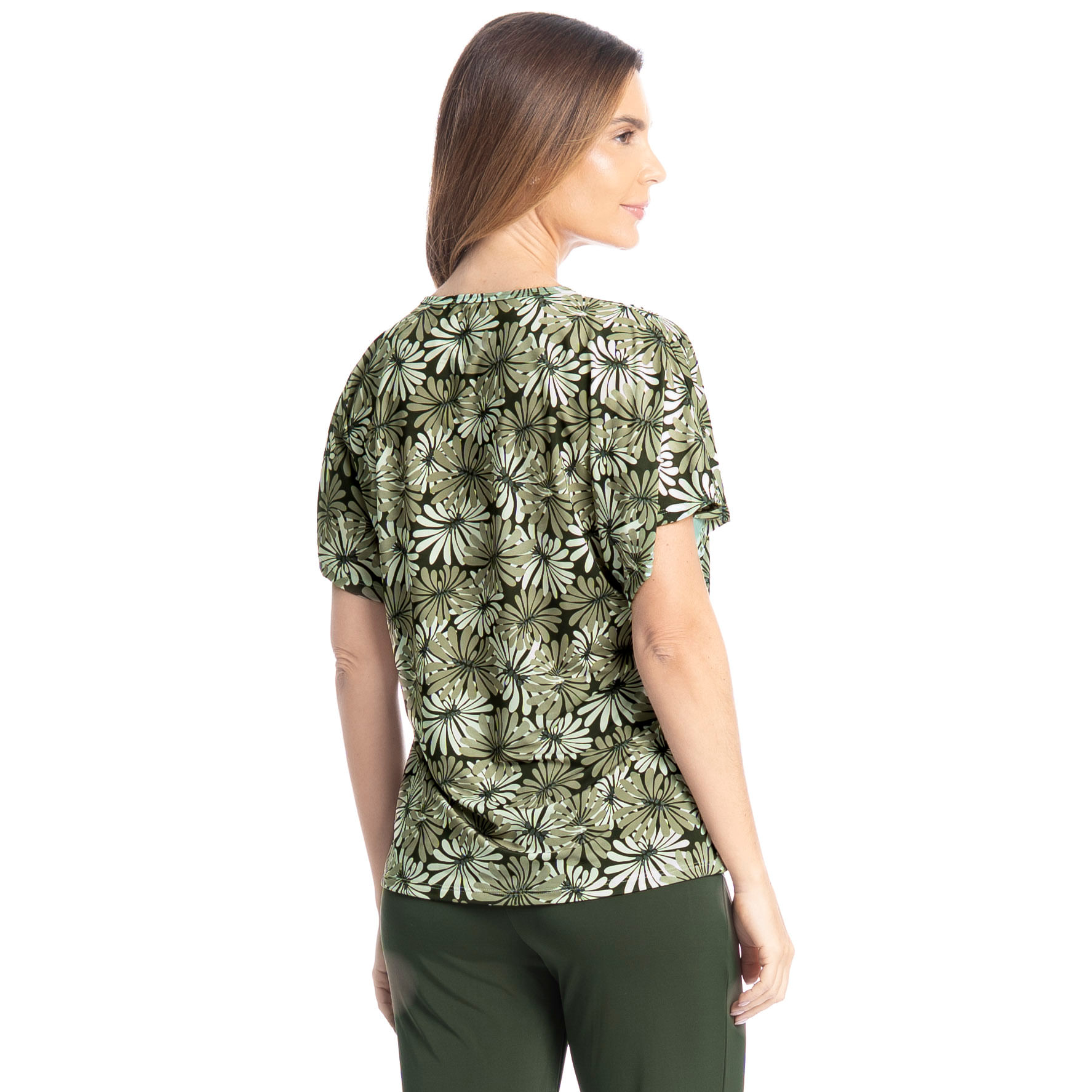 Pijama Feminino Capri Alana Verde - Imagem 2