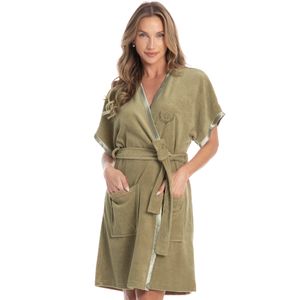 Robe Curto Com Bolso Olívia