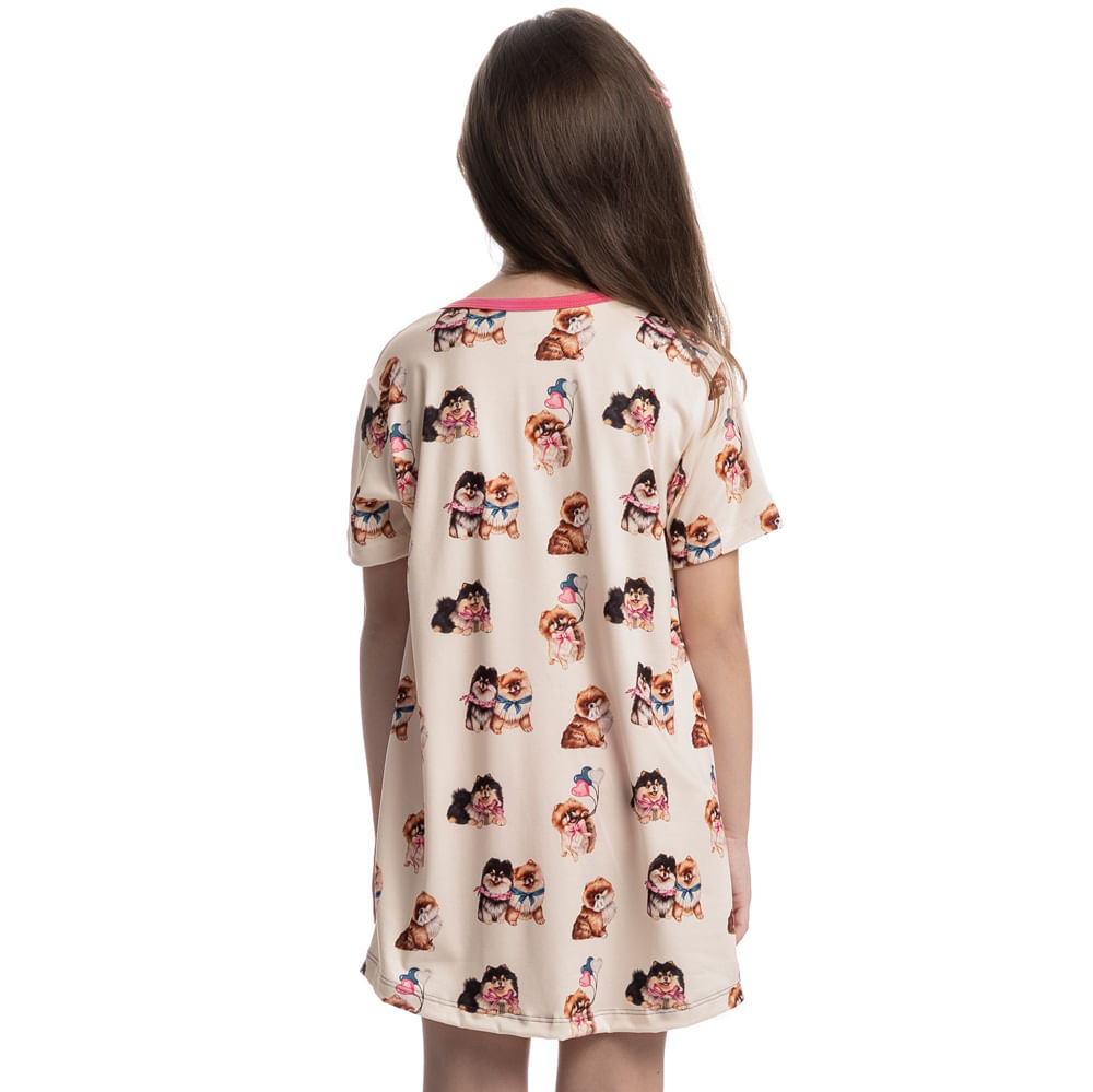 Camisão Infantil Lovely Rosa-2 - Imagem 2