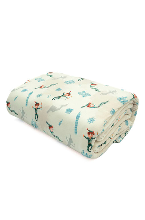 Manta Peter Pan Branco - Imagem 1